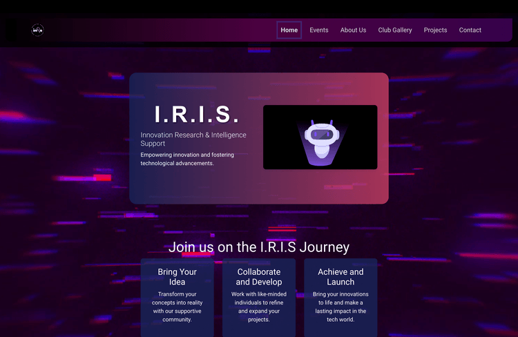 IRIS Club Website