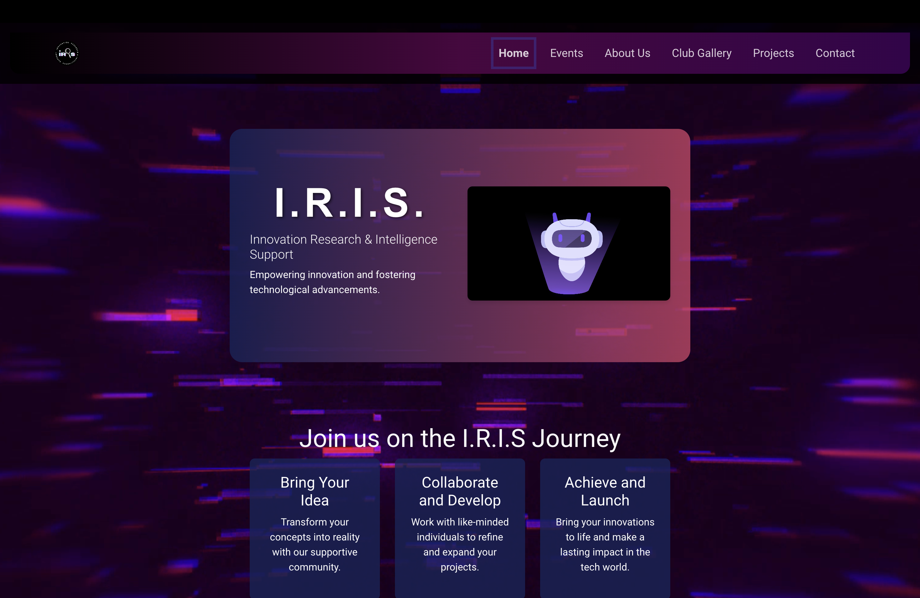 IRIS Club Website